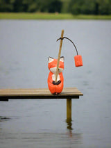 Fishing Fox Shelf Sitter