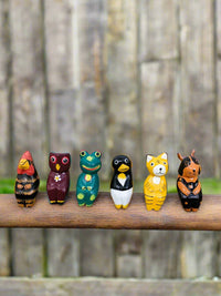 Set of 6 Mixed Animal Shelf Sitter
