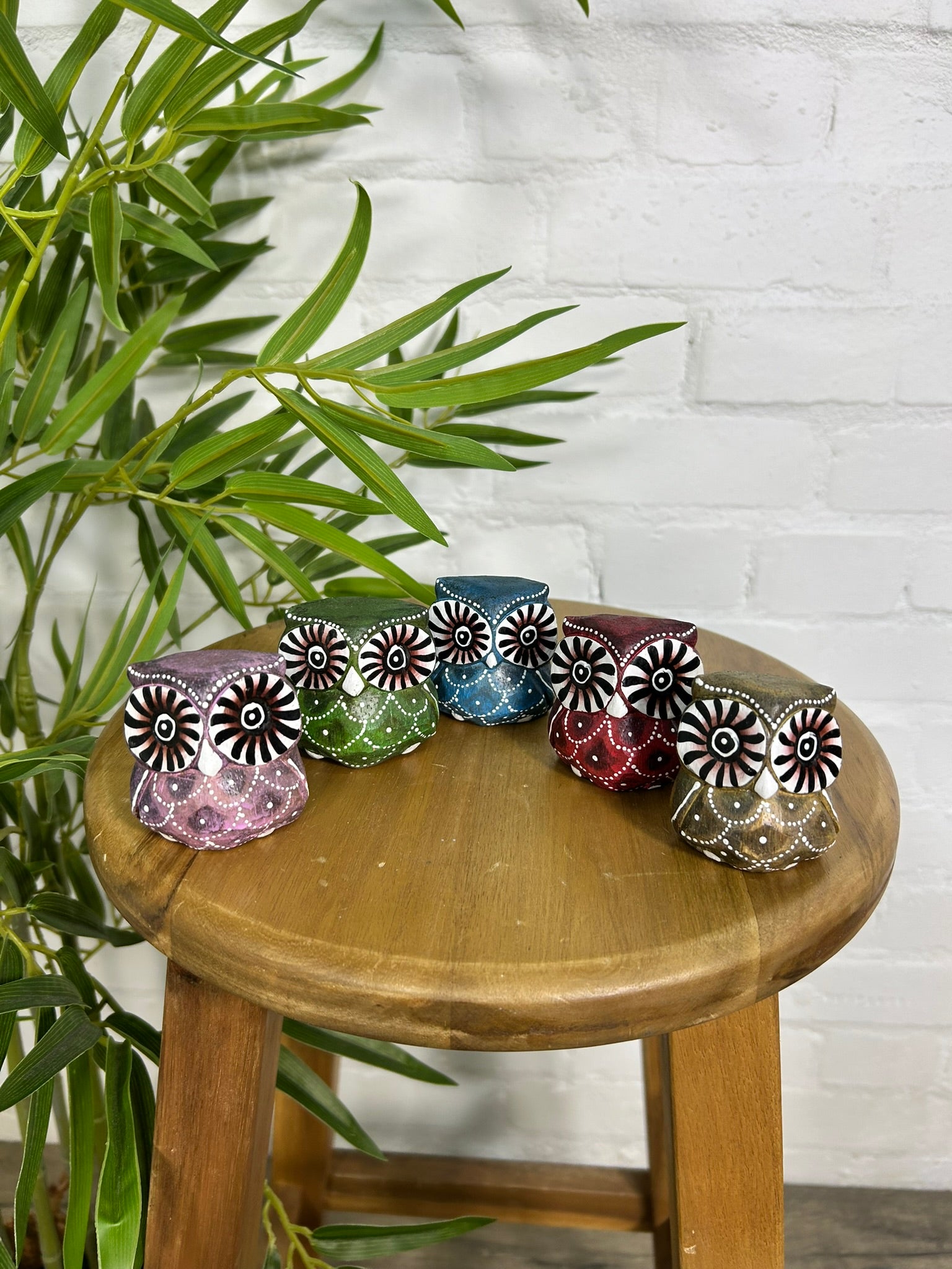 Set of 5 Owls