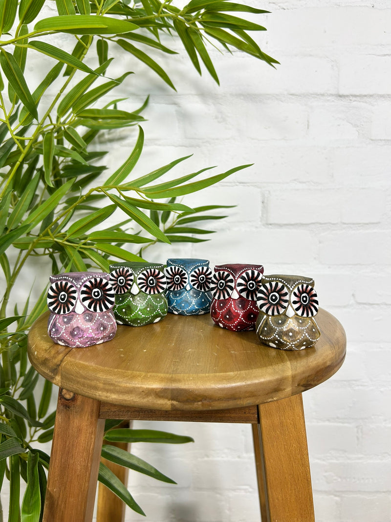 Set of 5 Owls