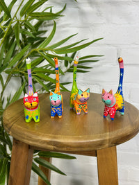 Set of 4 Funky Cats