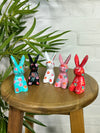 Set of 5 Colourful Rabbits