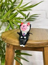 Dracula Cat Shelf Sitter