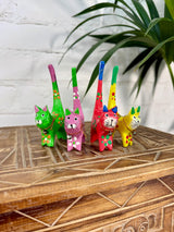 Set of 4 Colourful Cats