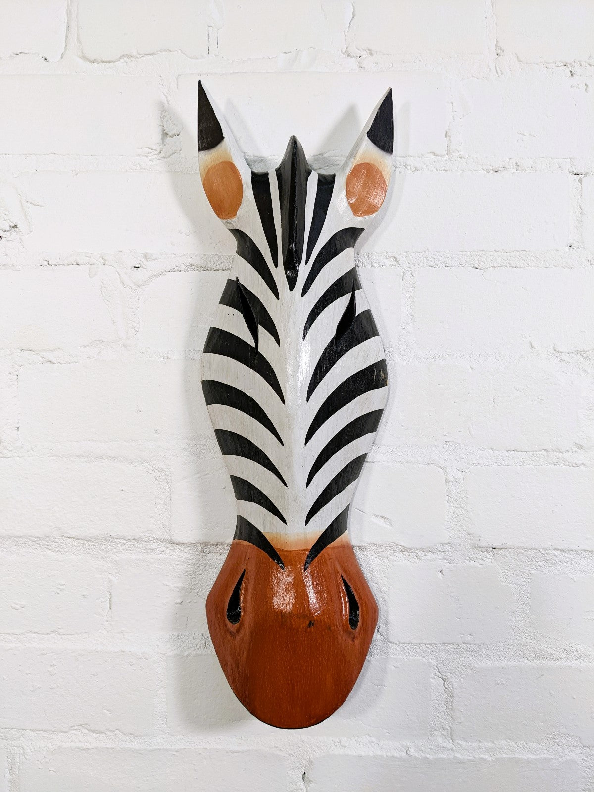 Zebra Mask Wall Hanging
