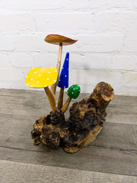 Large Multi Colour Mushroom