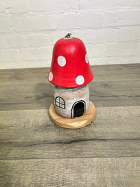 Hanging Mushroom Birdhouse