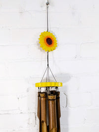 Sunflower Bamboo Windchime