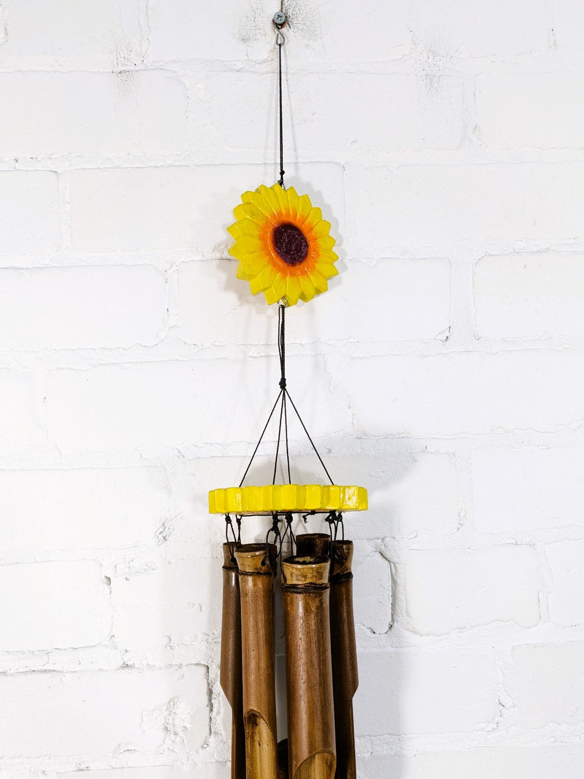 Sunflower Bamboo Windchime