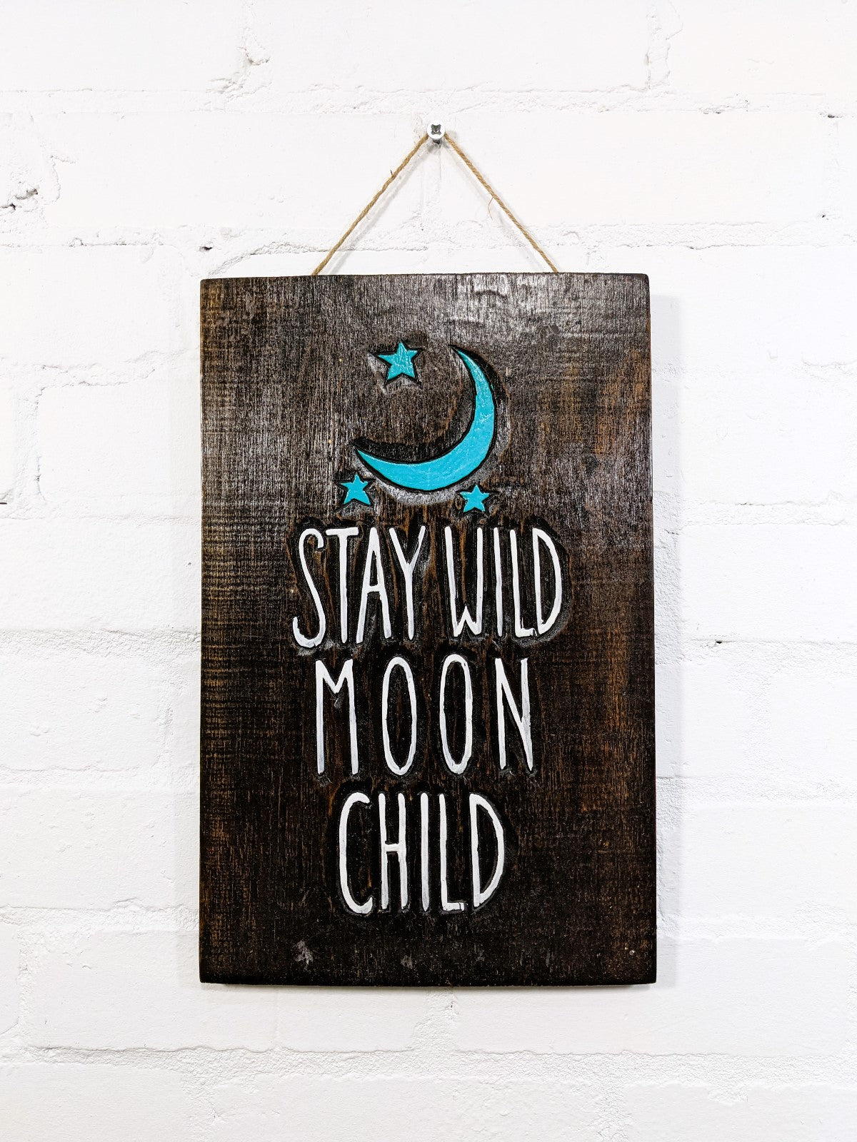 Stay Wild Moon Child Rectangle Plaque