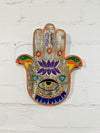 Hand Of Fatima Lotus Wall Plaque