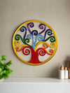 Round Cut Out Rainbow Tree Of Life Plaque