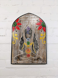 Arched Yoga Chakra Plaque