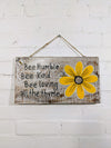 Bee Humble Wall Plaque