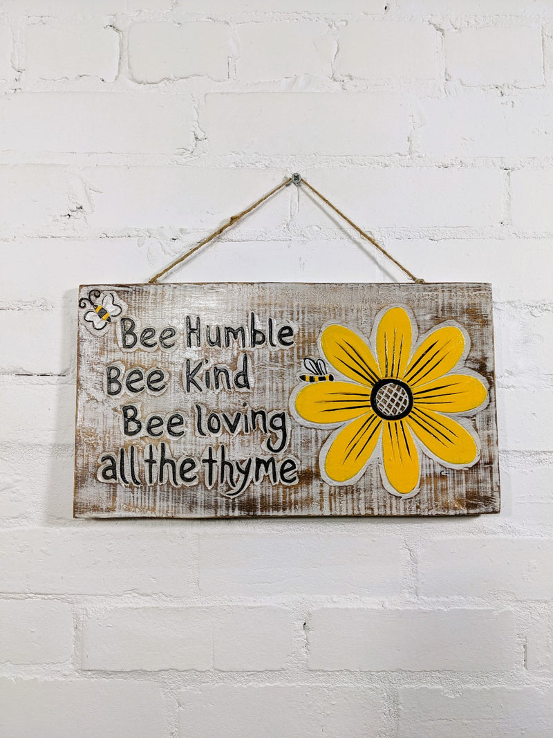 Bee Humble Wall Plaque