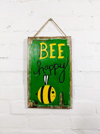 Bee Happy... Wall Plaque