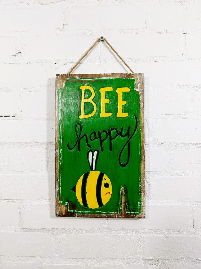 Bee Happy... Wall Plaque