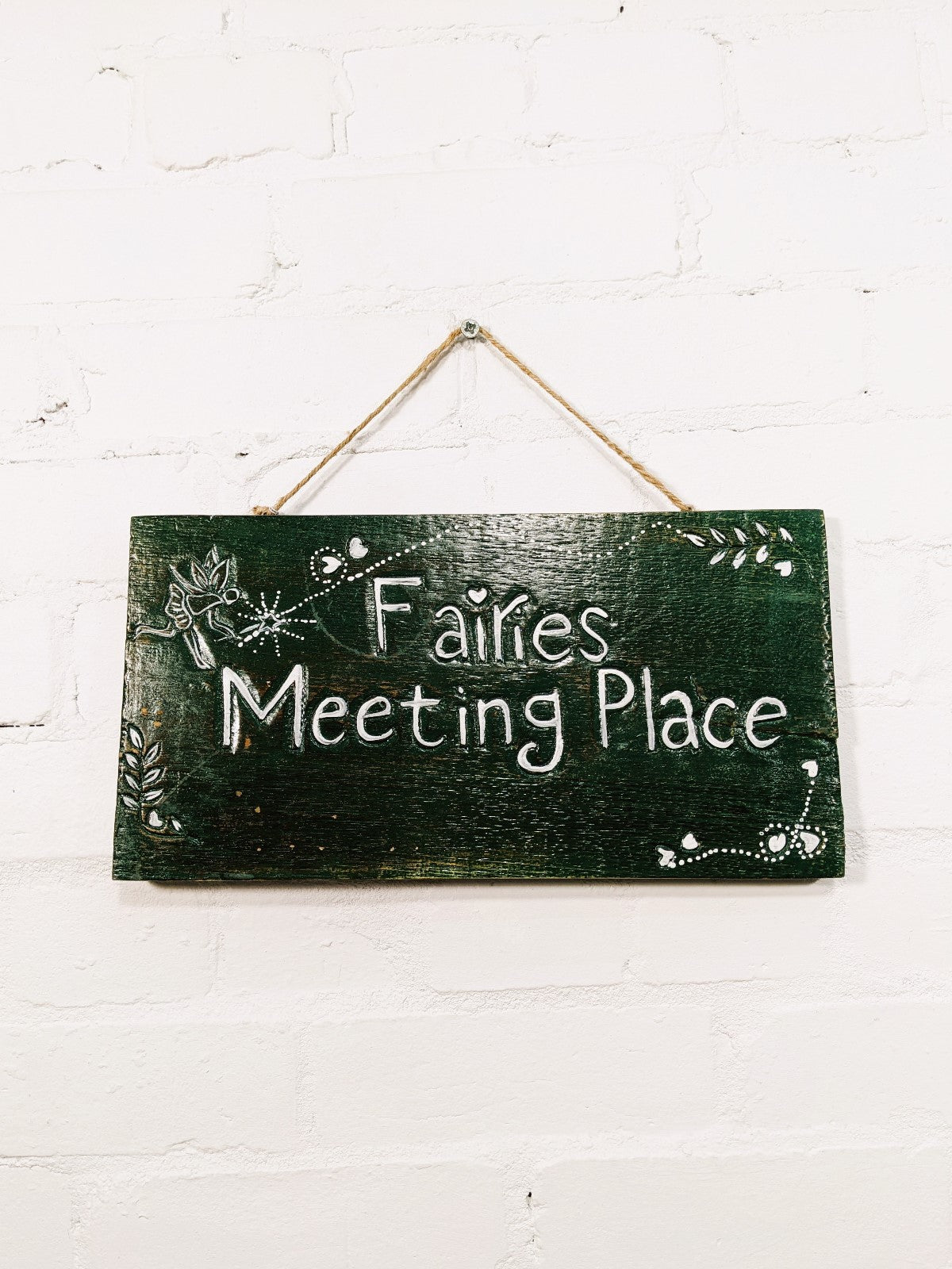 Fairies Meeting Place Wall Plaque