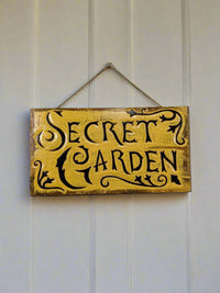 Secret Garden  Wall Plaque