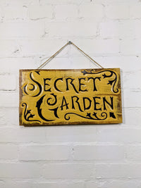 Secret Garden  Wall Plaque