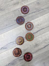 Hanging Wooden Chakra String