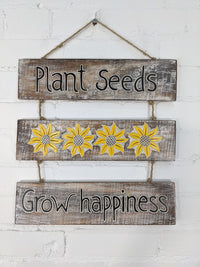 Plant Seeds & Grow Plaque