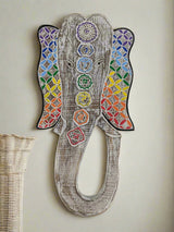 Elephant with Chakra Plaque