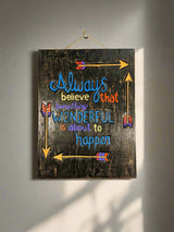 Always Believe Wall Plaque
