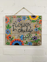Flower Child Wall Plaque