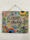 Flower Child Wall Plaque