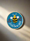 Just Bee You Round Wall Plaque