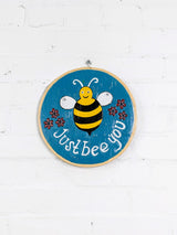 Just Bee You Round Wall Plaque