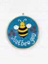 Just Bee You Round Wall Plaque