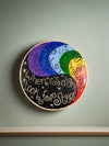 When It Rains... Round Wall Plaque