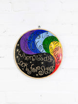 When It Rains... Round Wall Plaque