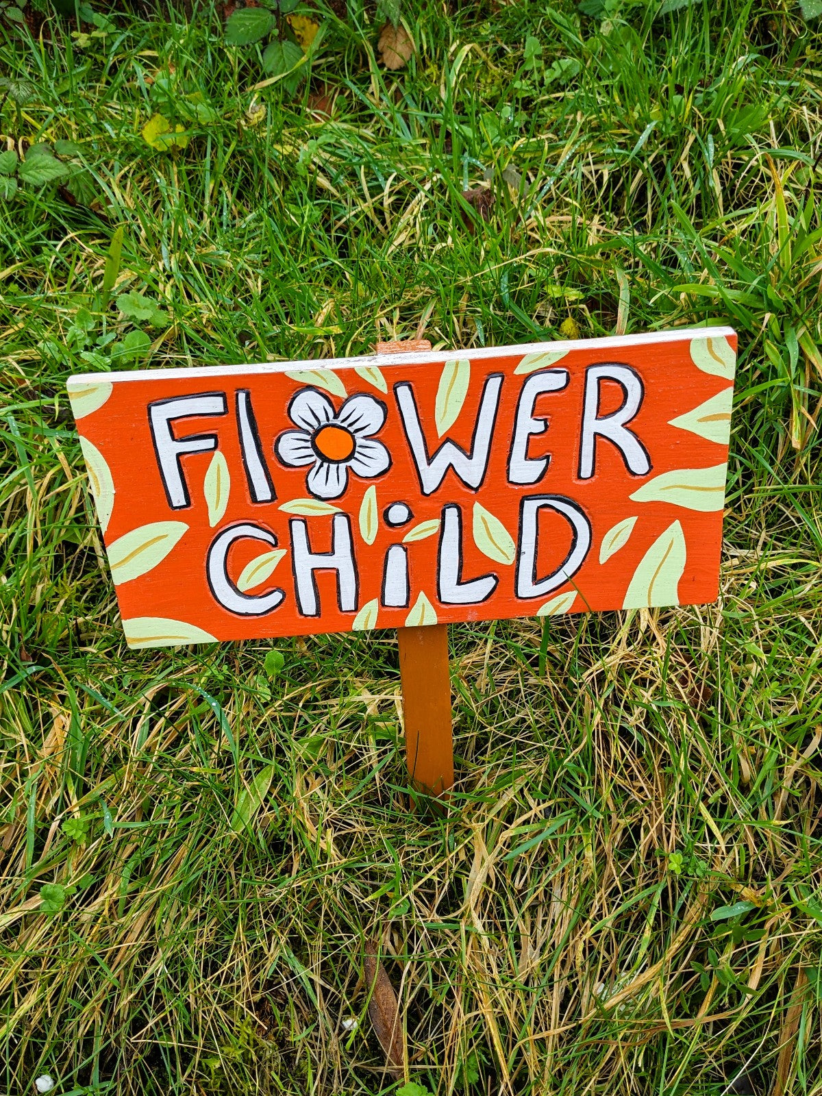 Flower Child Sign Post