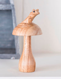 Parasite Wood Mushroom And Frog