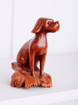 Parasite Wood Carved Dog