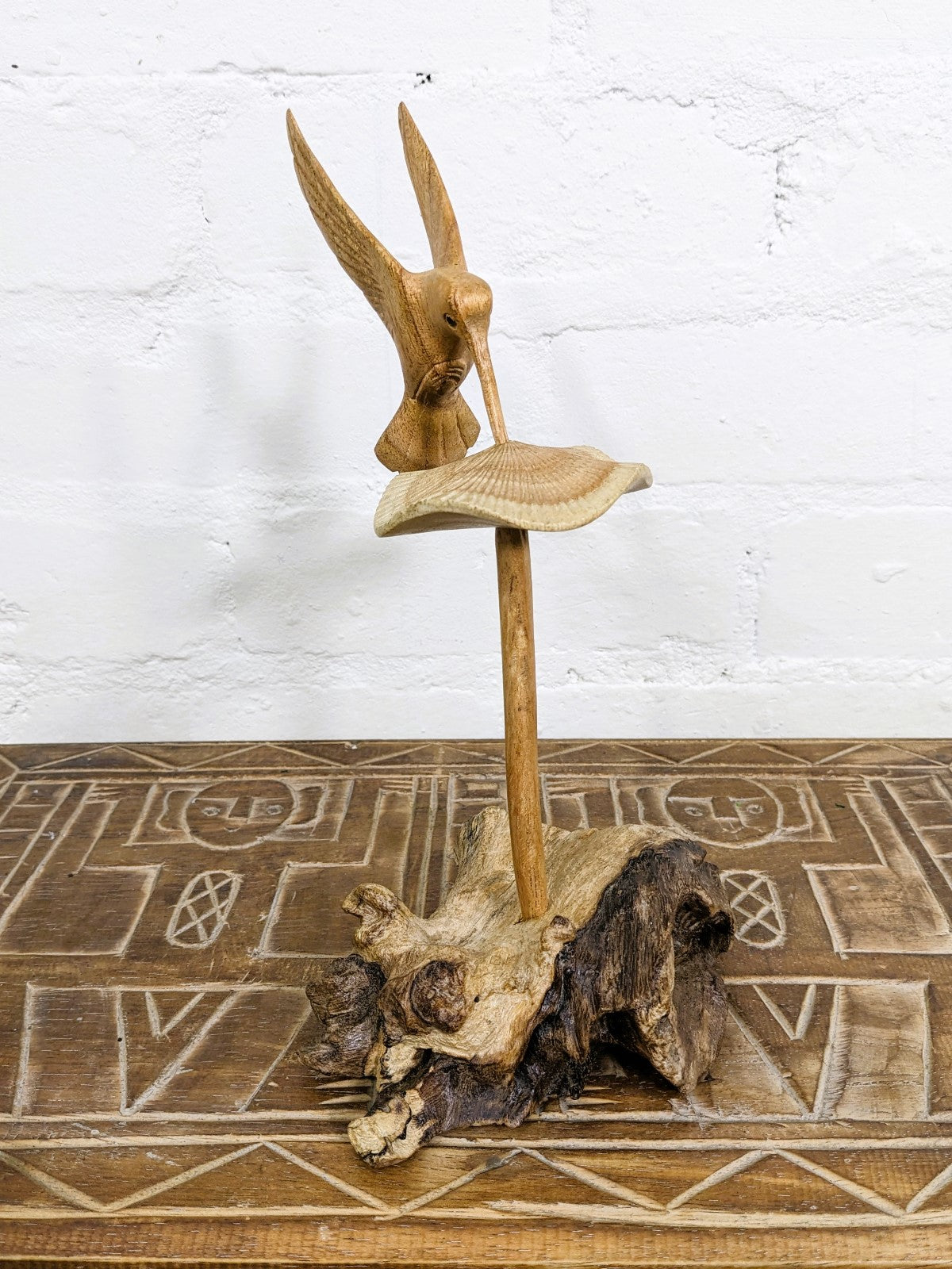 Wood Mushroom Hummingbird