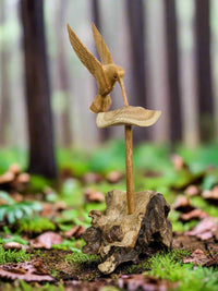 Wood Mushroom Hummingbird