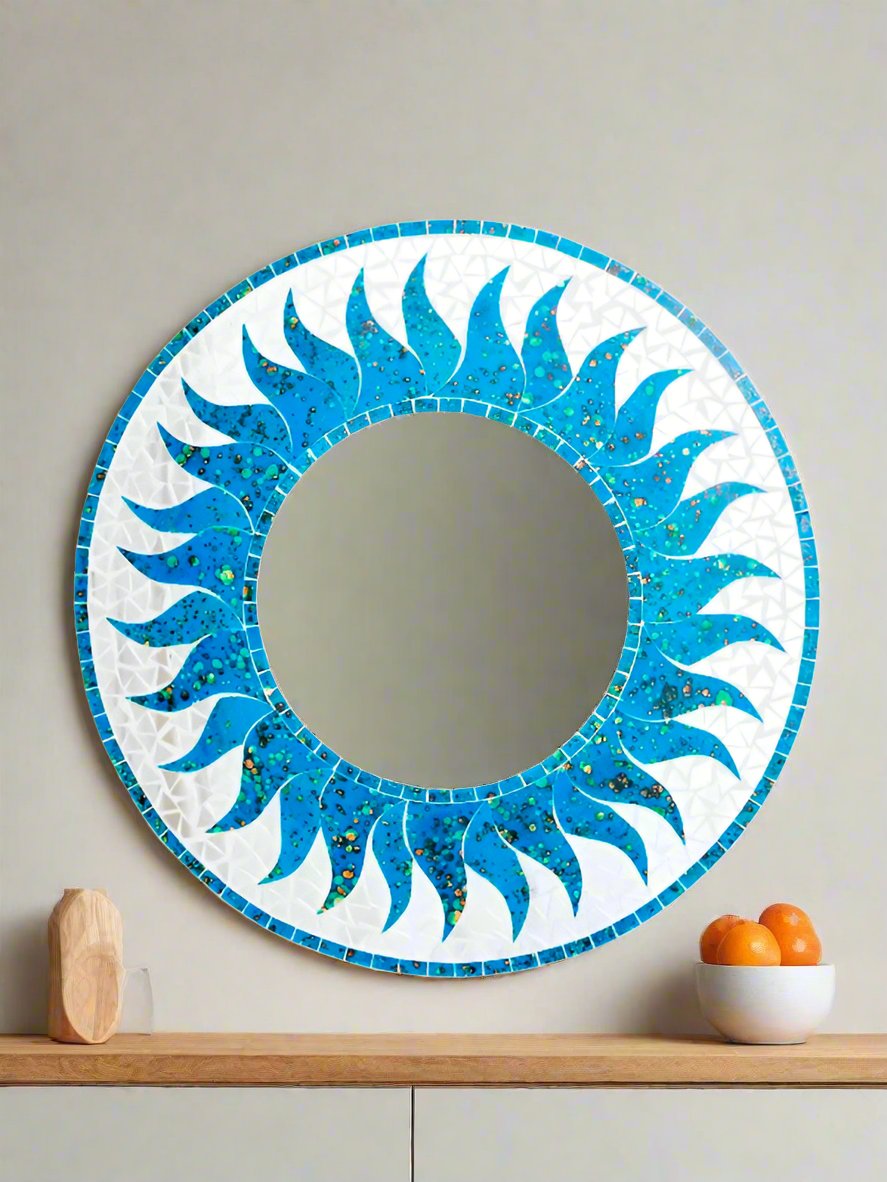 Sun Mosaic Mirror