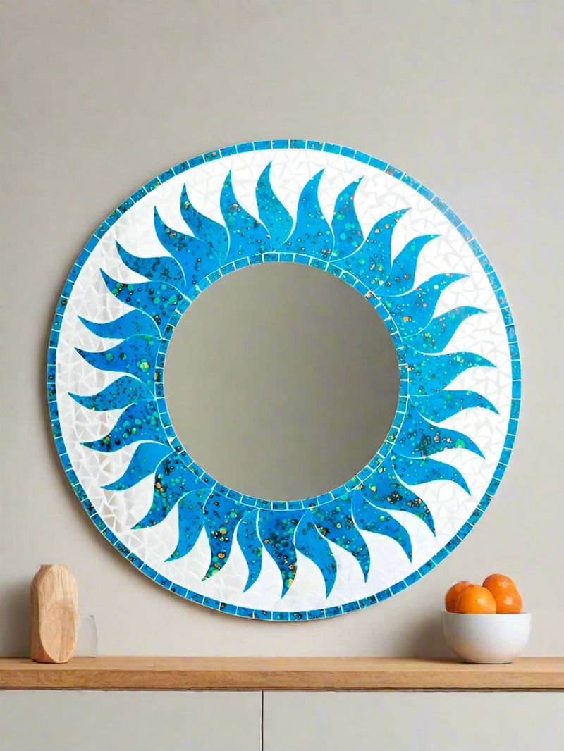 Sun Mosaic Mirror