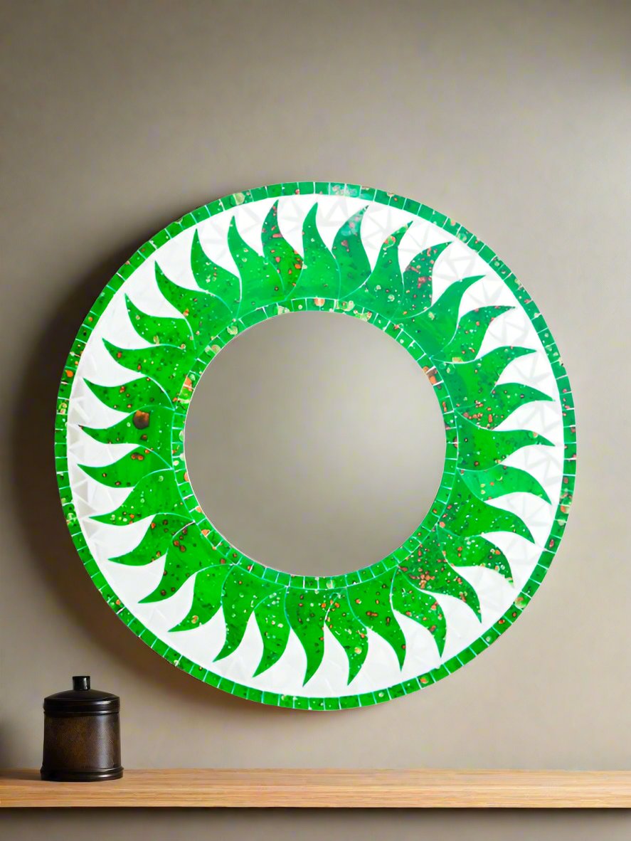Sun Mosaic Mirror