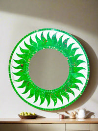 Sun Mosaic Mirror
