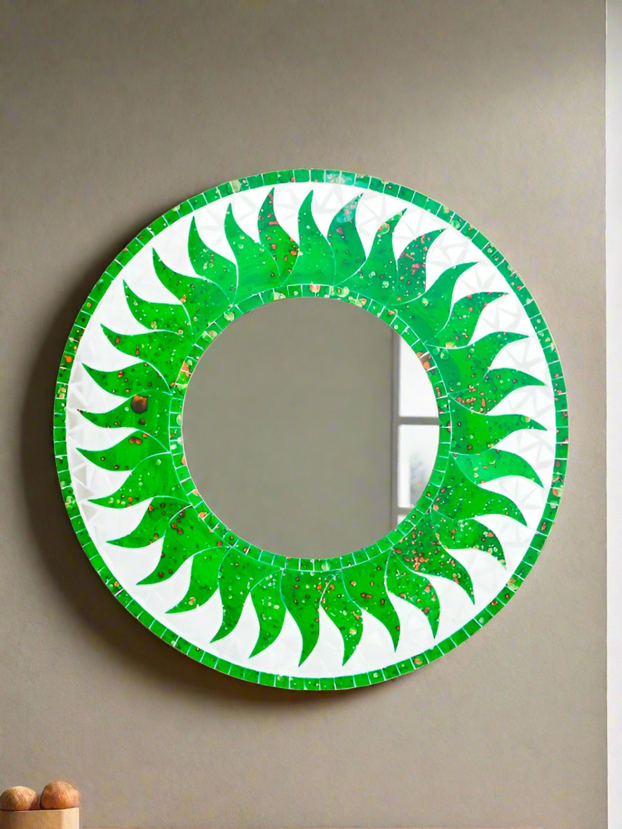 Sun Mosaic Mirror