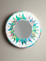Glittery Sun Mosaic Mirror