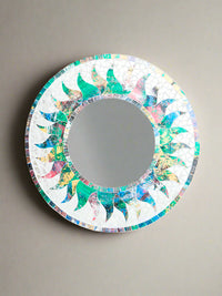 Multicolour Mosaic Sun Mirror