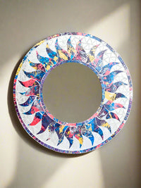 Multicolour Mosaic Sun Mirror