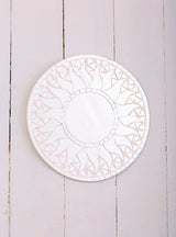 Silver Mosaic Sun Mirror