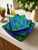 Set of 3 Square Mosaic Bowls